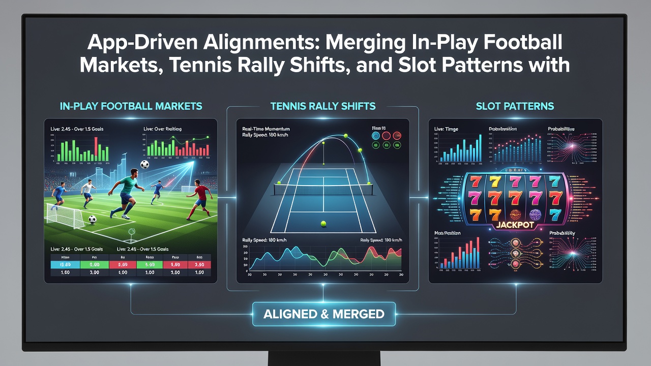 Diagramm illustriert Datenfluss zwischen Fußball-, Tennis- und Casino-Modulen mit Zahlungs- und Belohnungsschichten