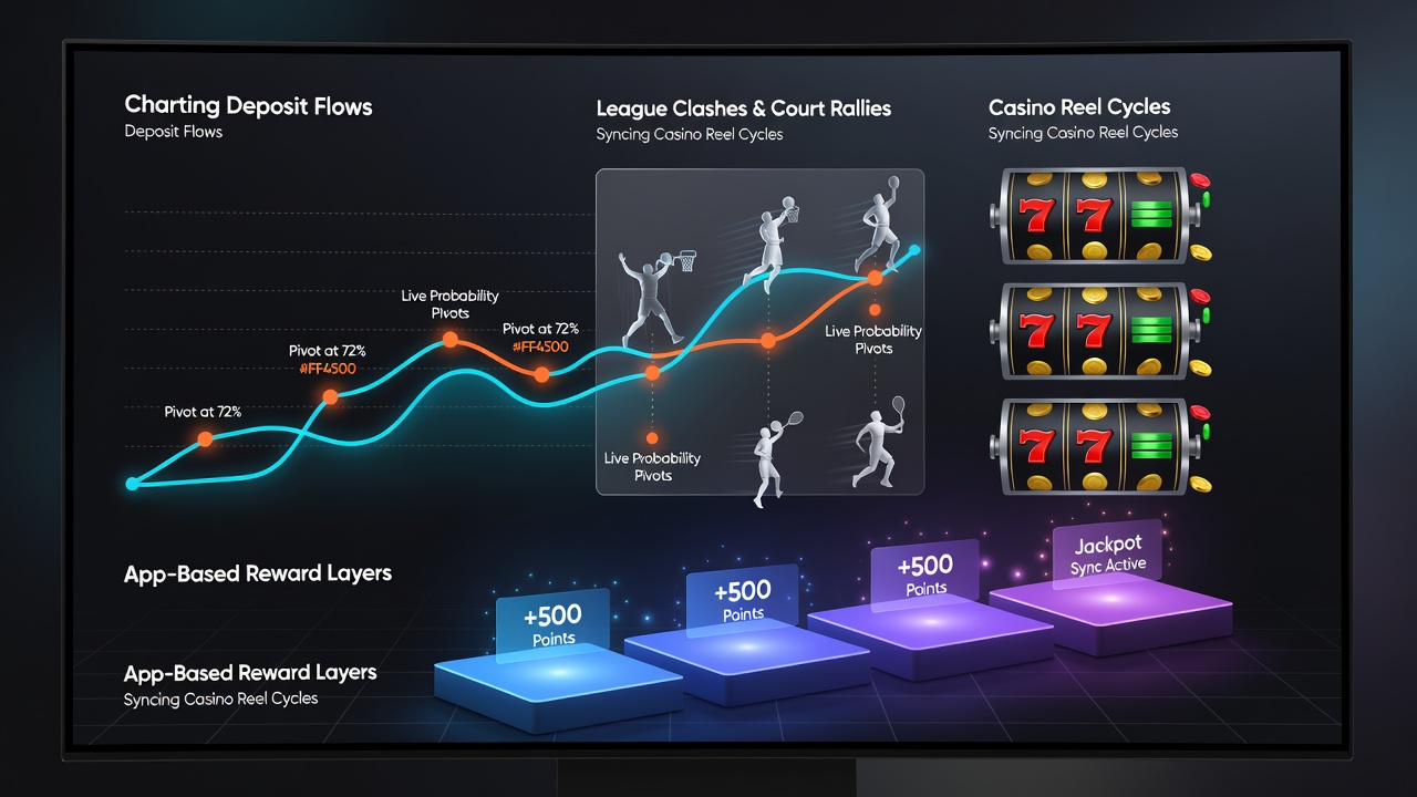 Visualisierung von Einzahlungsströmen und Live-Wahrscheinlichkeits-Pivots in Sport- und Casino-Apps