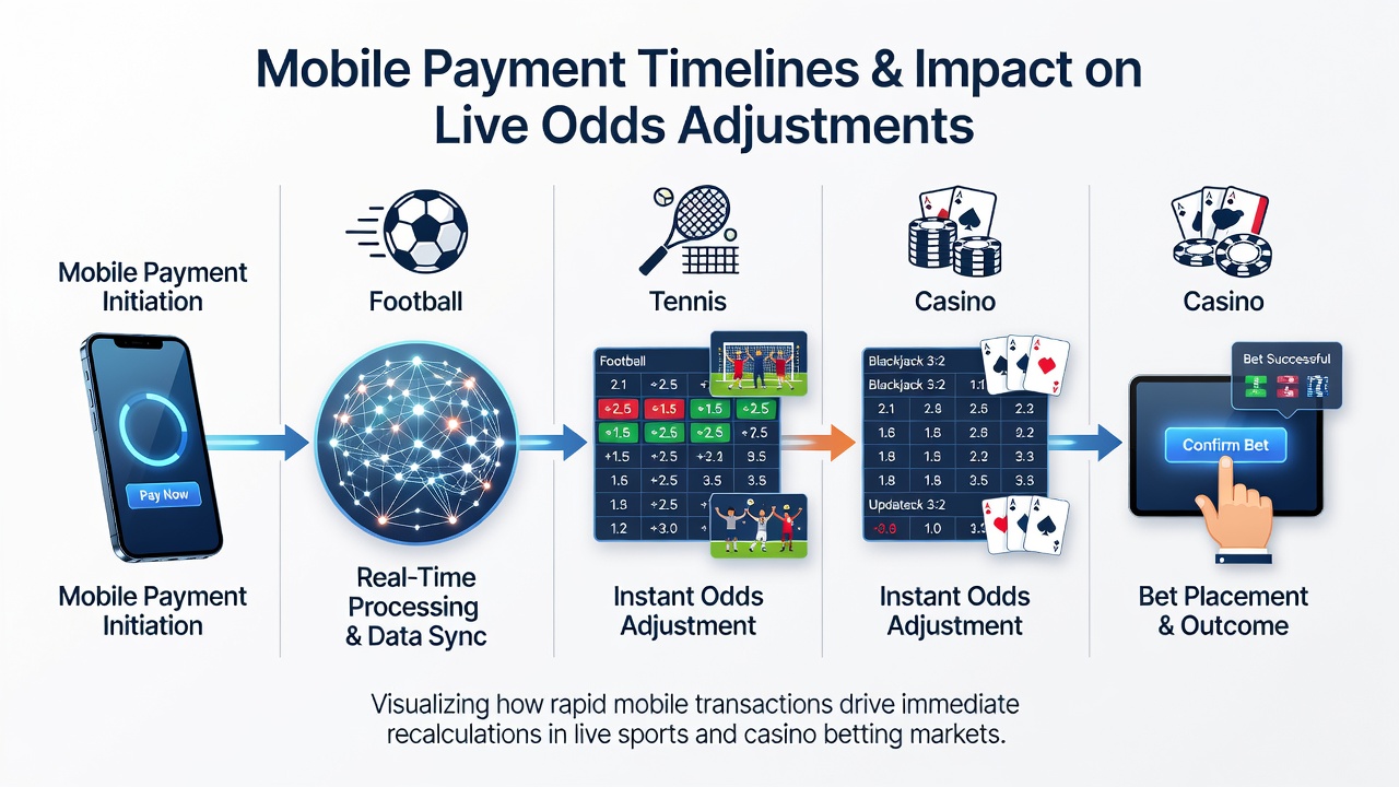 Live-Odds-Anpassungen durch mobile Transaktionen in Tennis und Casino