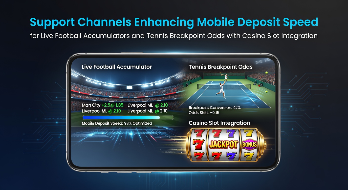 Support channels and mobile deposit interfaces for football and tennis betting integration