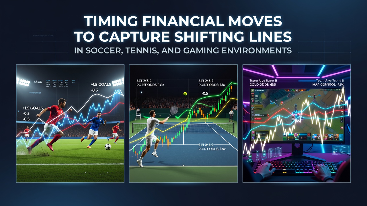 Visualisierung von Echtzeit-Linienverschiebungen in Fußball- und Tennis-Märkten mit mobilen Transaktionsflüssen